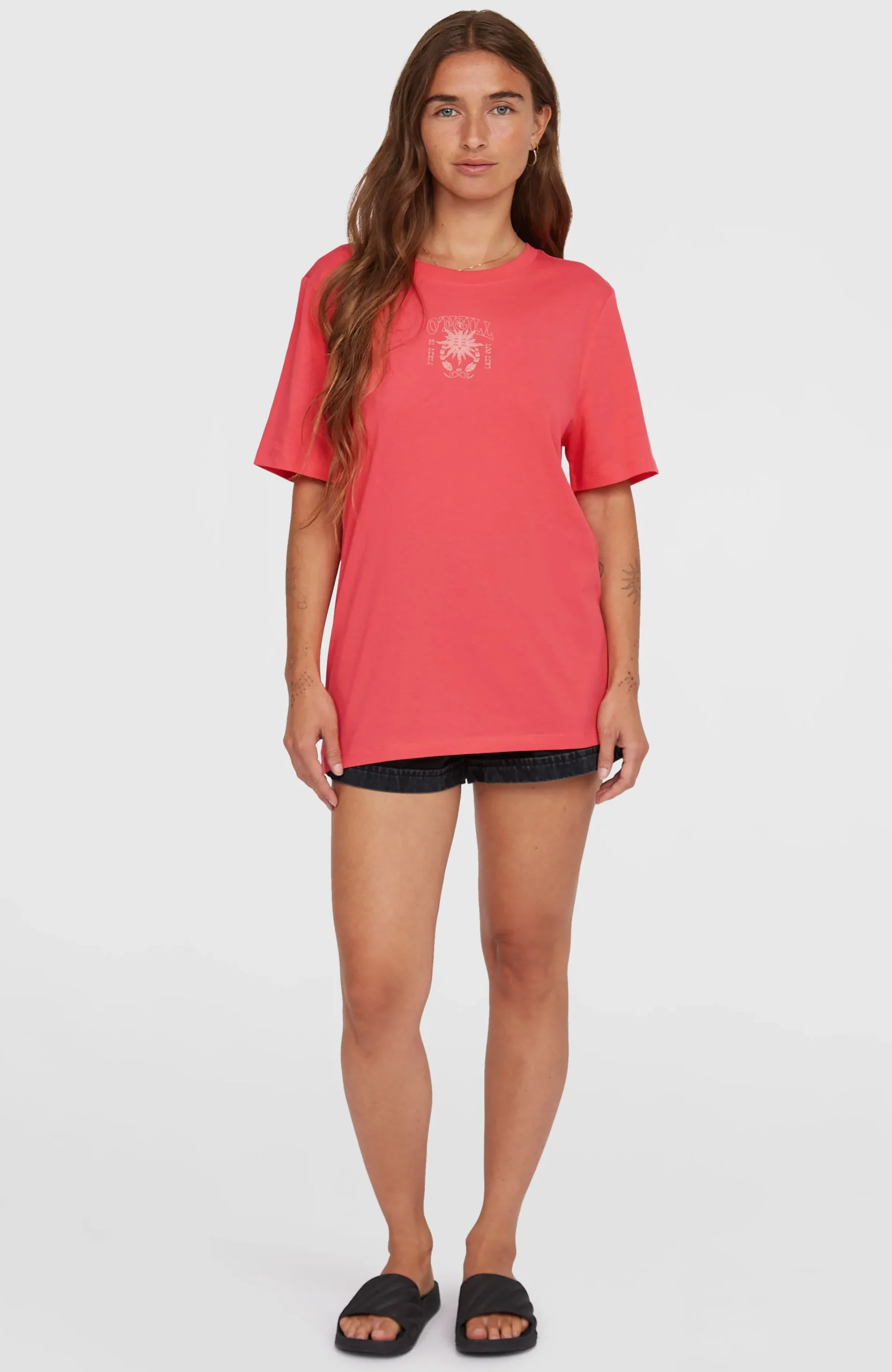 Femme O'Neill T-Shirts Et Tops|Protection Anti-Uv-FemmesT-shirt Summer Must Haves Graphic| Rose