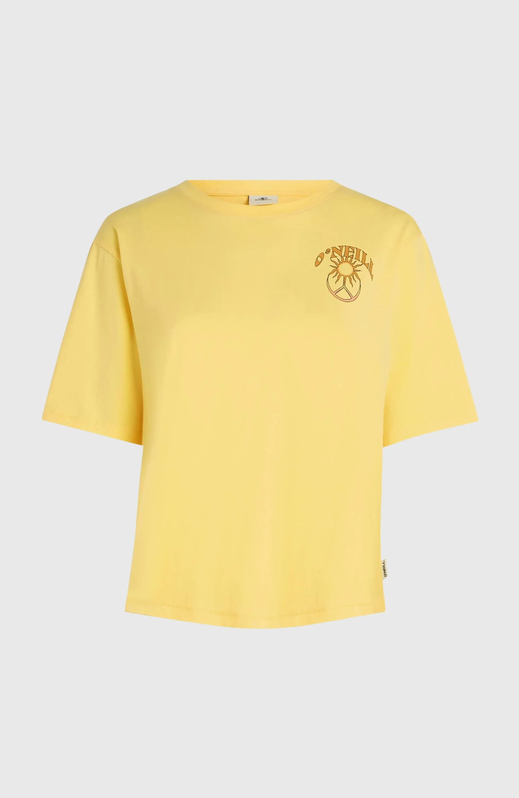 Femme O'Neill T-Shirts Et Tops|Protection Anti-Uv-FemmesT-shirt Summer Must Haves Back Print| Jaune