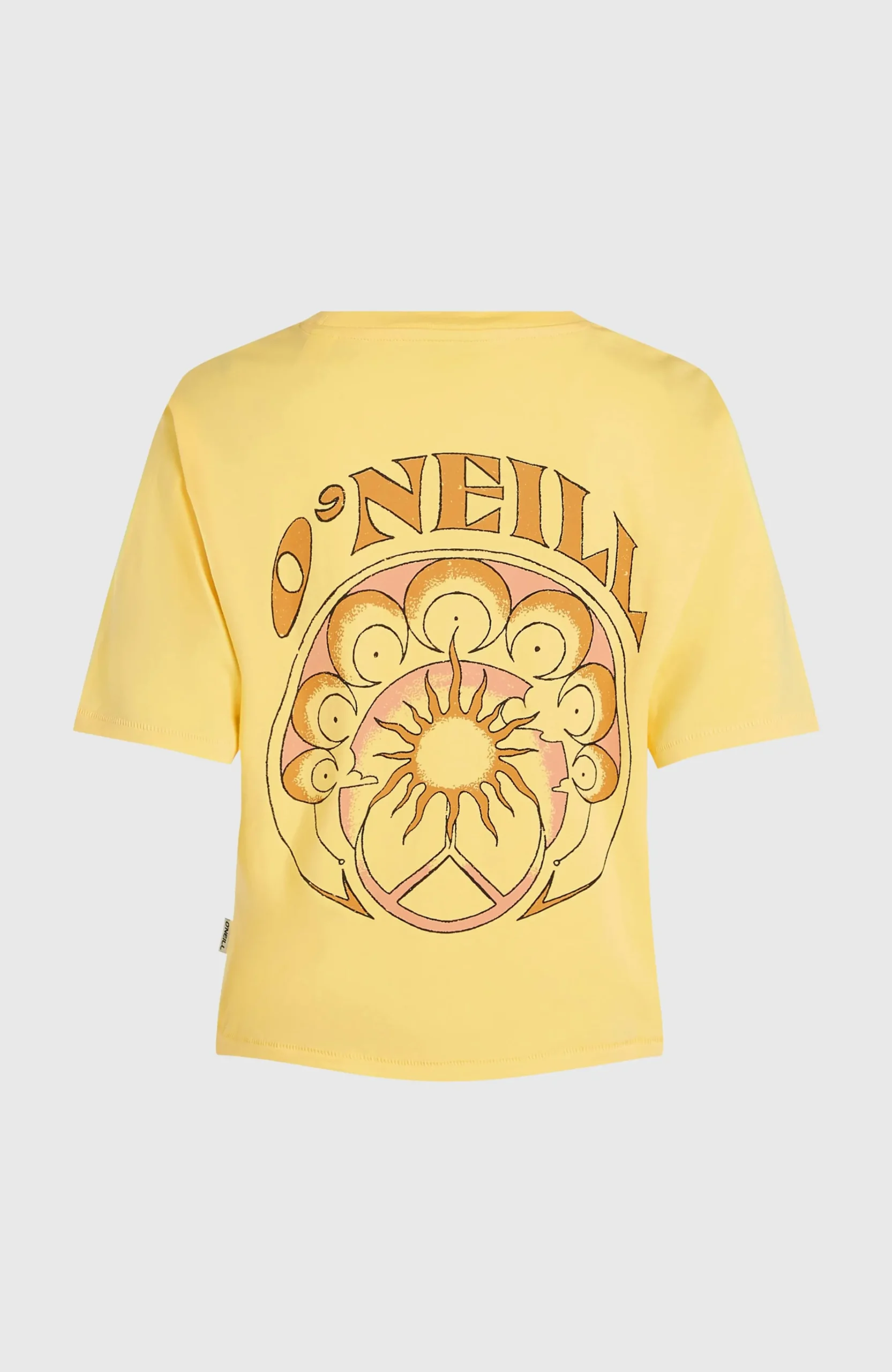 Femme O'Neill T-Shirts Et Tops|Protection Anti-Uv-FemmesT-shirt Summer Must Haves Back Print| Jaune