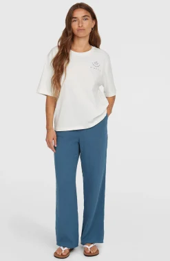 Femme O'Neill T-Shirts Et Tops|Protection Anti-Uv-FemmesT-shirt Summer Must Haves Back Print| Blanc