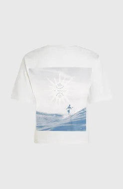 Femme O'Neill T-Shirts Et Tops|Protection Anti-Uv-FemmesT-shirt Summer Must Haves Back Print| Blanc