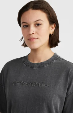Femme O'Neill T-Shirts Et Tops|Protection Anti-Uv-FemmesT-shirt Surf Heroes| Noire