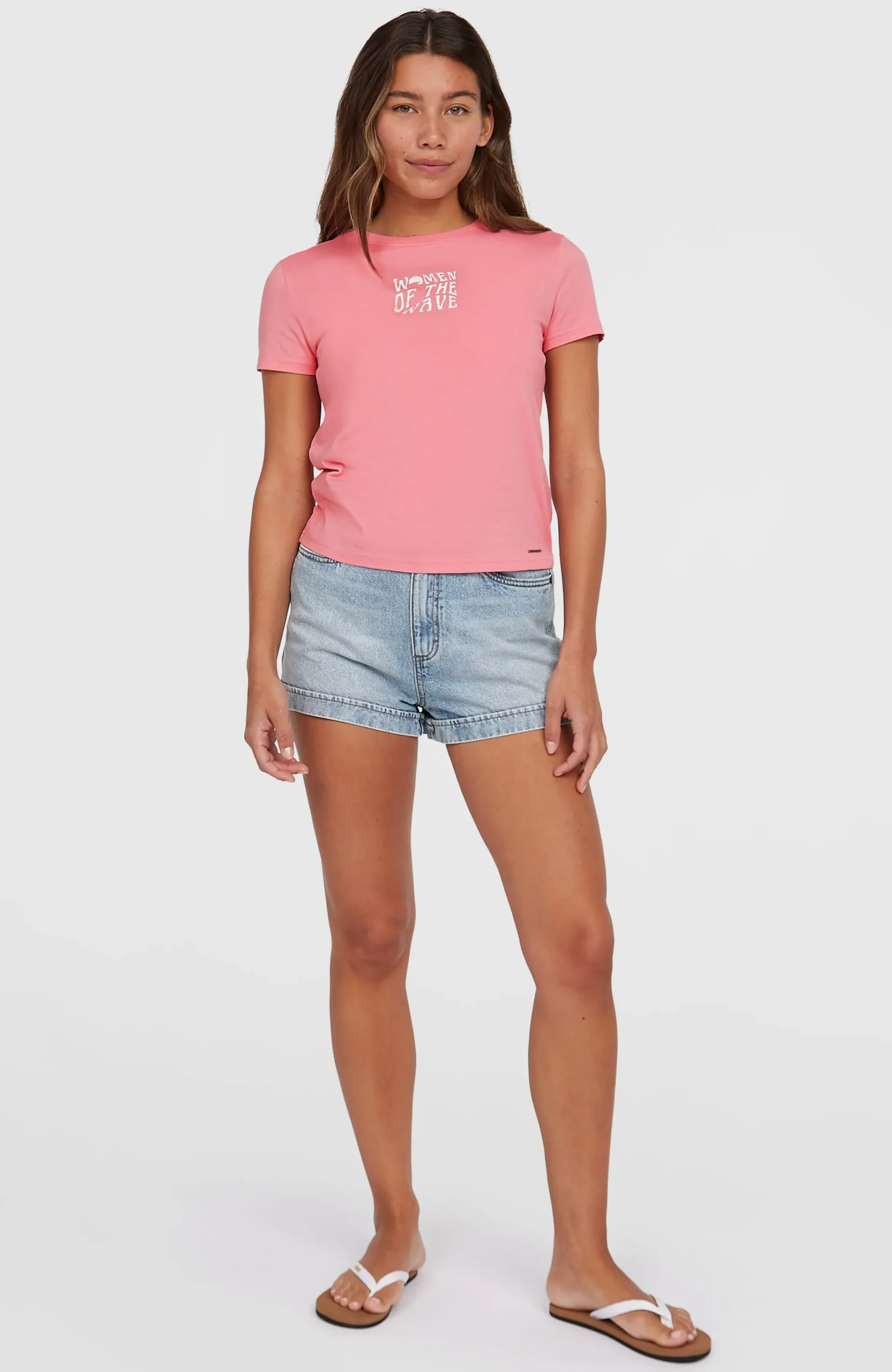 Femme O'Neill T-Shirts Et Tops|Protection Anti-Uv-FemmesT-shirt Women of the Wave| Rose