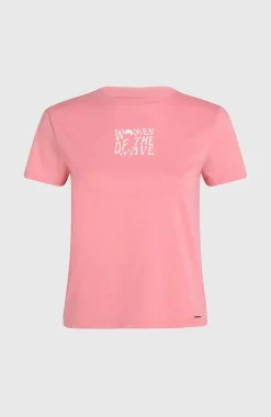 Femme O'Neill T-Shirts Et Tops|Protection Anti-Uv-FemmesT-shirt Women of the Wave| Rose