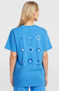 Femme O'Neill T-Shirts Et Tops|Protection Anti-Uv-FemmesT-shirt Women of the Wave| Bleu