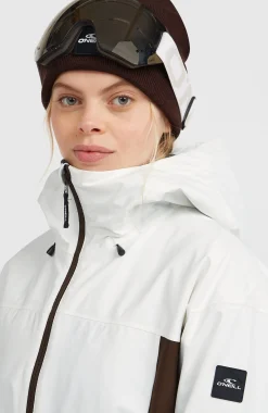 Femme O'Neill Vestes De Ski|Vestes De Snowboard-FemmesVeste de ski à ceinture FWC'Cruz Hybrid| Blanc Mix
