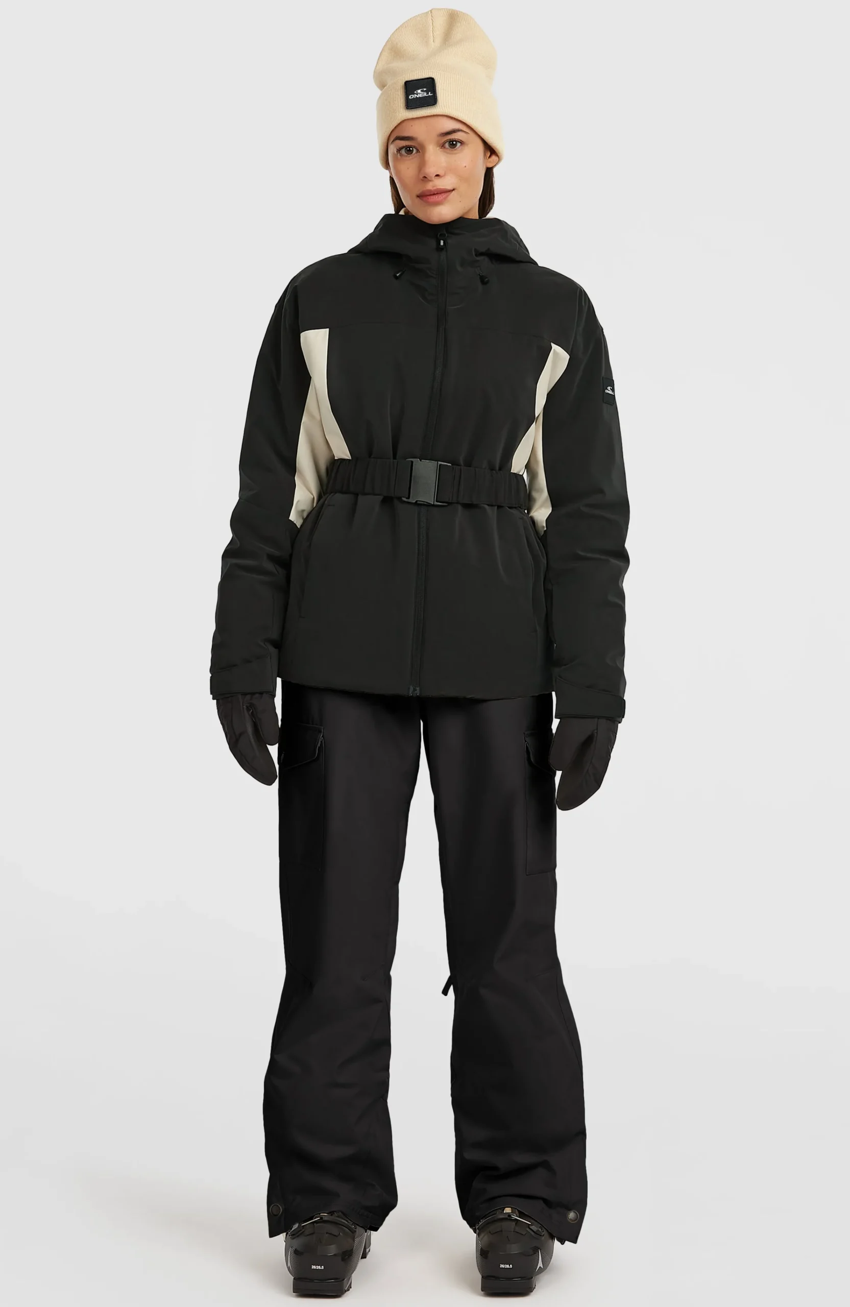 Femme O'Neill Vestes De Ski|Vestes De Snowboard-FemmesVeste de ski à ceinture FWC'Cruz Hybrid| Noir Mix