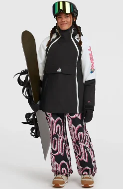 Femme O'Neill Vestes De Ski|Vestes De Snowboard-FemmesVeste de ski asymétrique FWC'Play| Noir Mix