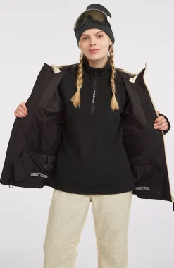 Femme O'Neill Vestes De Ski|Vestes De Snowboard-FemmesVeste de ski FWC'Cruz Triple| Beige