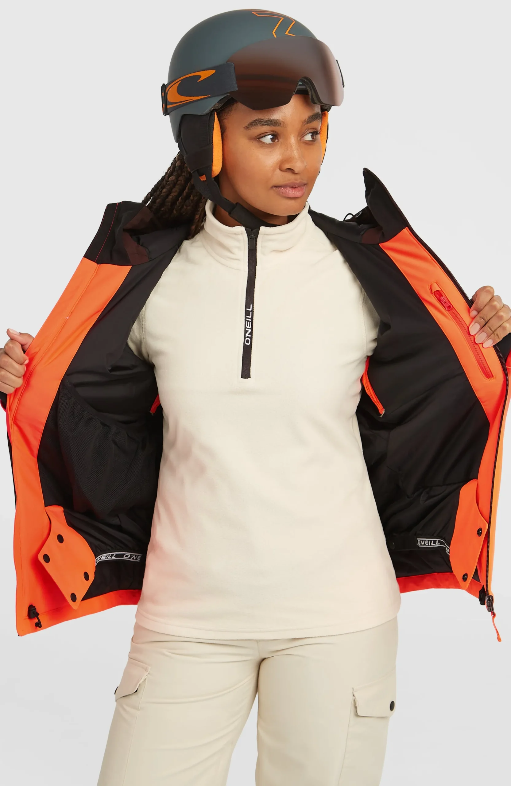 Femme O'Neill Vestes De Ski|Vestes De Snowboard-FemmesVeste de ski FWC'Cruz Triple| Marron Mix
