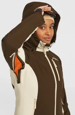 Femme O'Neill Vestes De Ski|Vestes De Snowboard-FemmesVeste de ski FWC'Cruz Duo| Marron Mix
