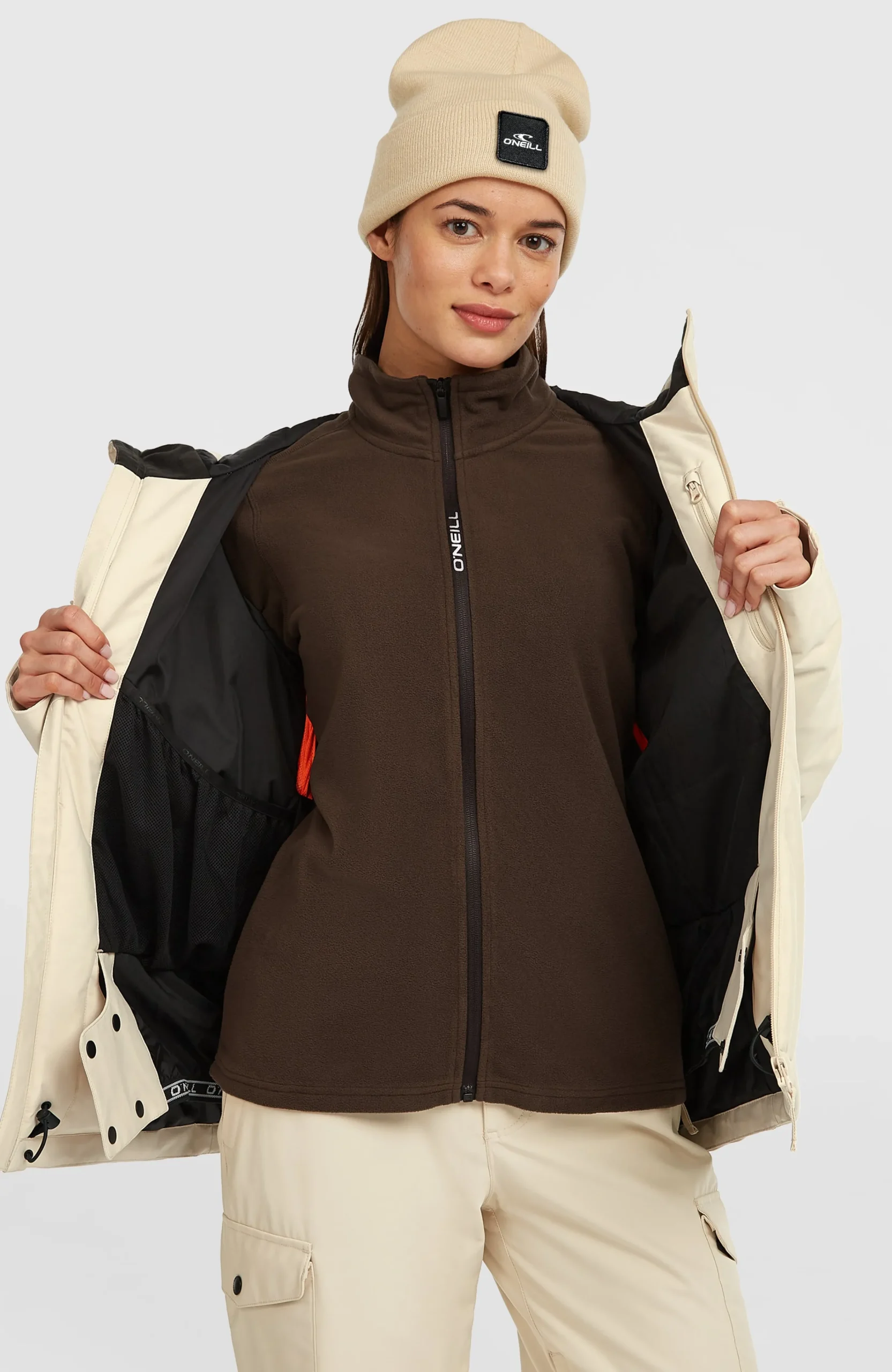 Femme O'Neill Vestes De Ski|Vestes De Snowboard-FemmesVeste de ski FWC'Cruz| Beige