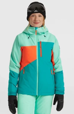 Femme O'Neill Vestes De Ski|Vestes De Snowboard-FemmesVeste de ski FWC'Cruz Triple| Vert Mix