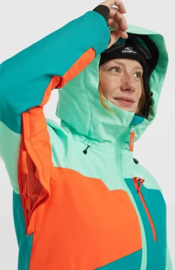 Femme O'Neill Vestes De Ski|Vestes De Snowboard-FemmesVeste de ski FWC'Cruz Triple| Vert Mix