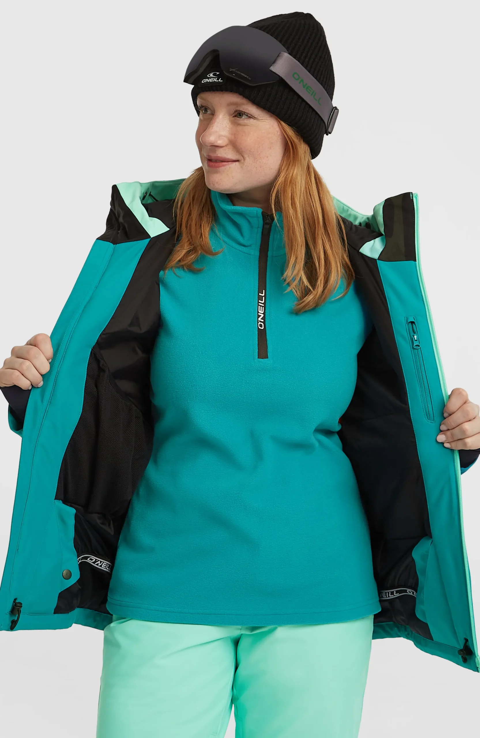 Femme O'Neill Vestes De Ski|Vestes De Snowboard-FemmesVeste de ski FWC'Cruz Triple| Vert Mix
