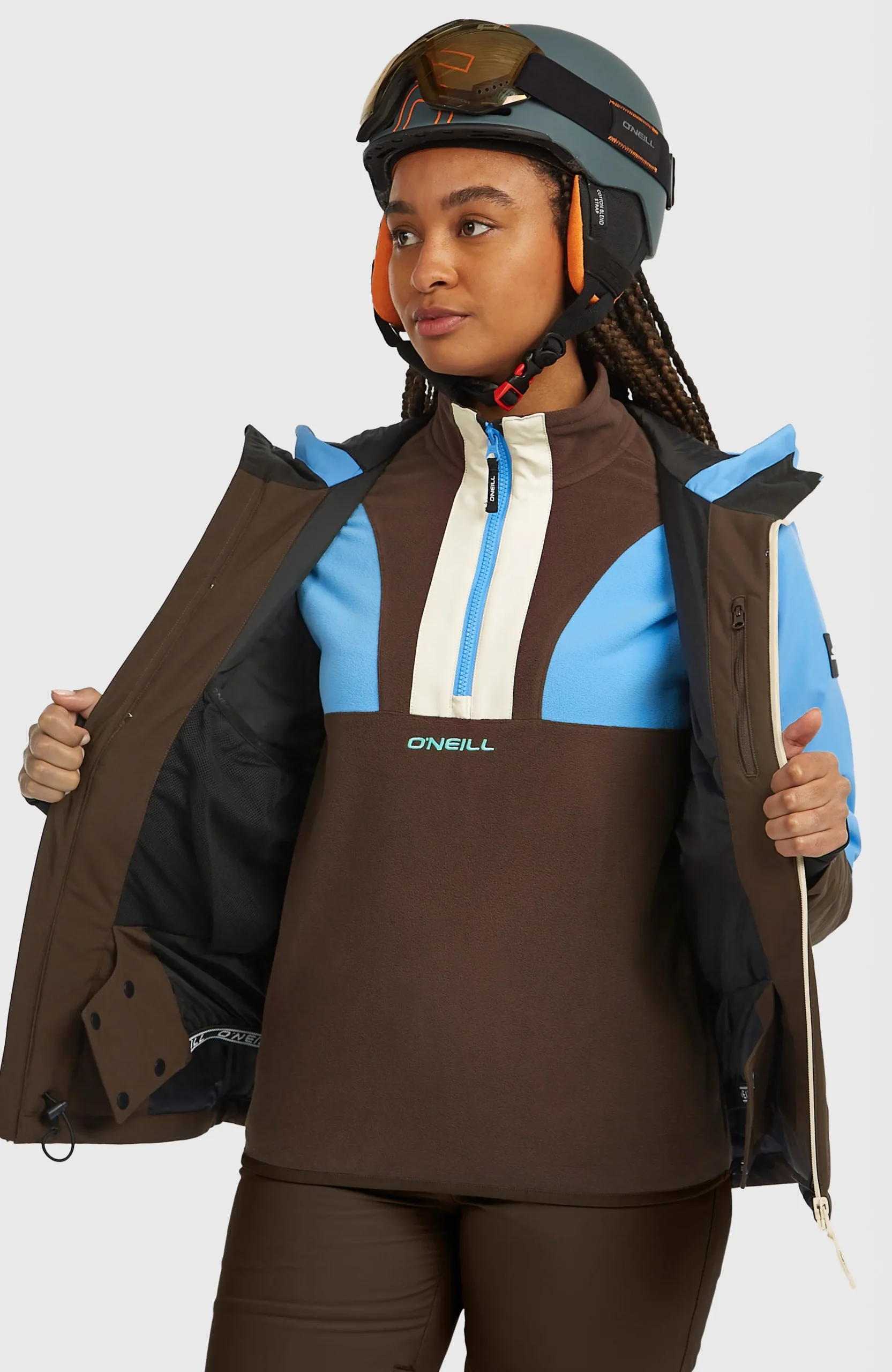 Femme O'Neill Vestes De Ski|Vestes De Snowboard-FemmesVeste de ski FWC'Cruz Triple| Bleu Mix
