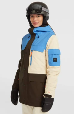 Femme O'Neill Vestes De Ski|Vestes De Snowboard-FemmesVeste de ski FWC'Peak Pro| Bleu Mix