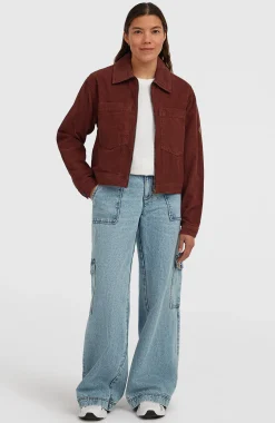Femme O'Neill Vestes|Protection Anti-Uv-FemmesVeste O'Riginals en velours côtelé| Brun