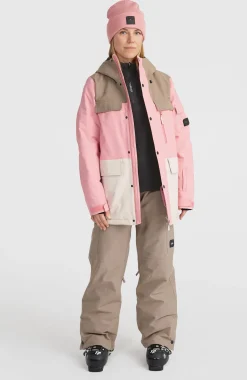 Femme O'Neill Vestes De Ski|Vestes De Snowboard-FemmesVeste Utility Pro Hybrid| Rose Mix