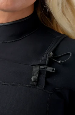 Femme O'Neill Combinaisons|Protection Anti-Uv-FemmesWms O'Riginal RG8 5/4 Chest Zip Full| Noire