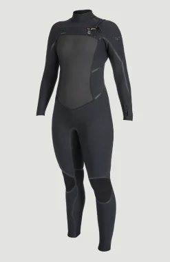 Femme O'Neill Combinaisons|Protection Anti-Uv-FemmesWMS PSYCHO TECH 4/3+ CHEST ZIP FULL| Noire