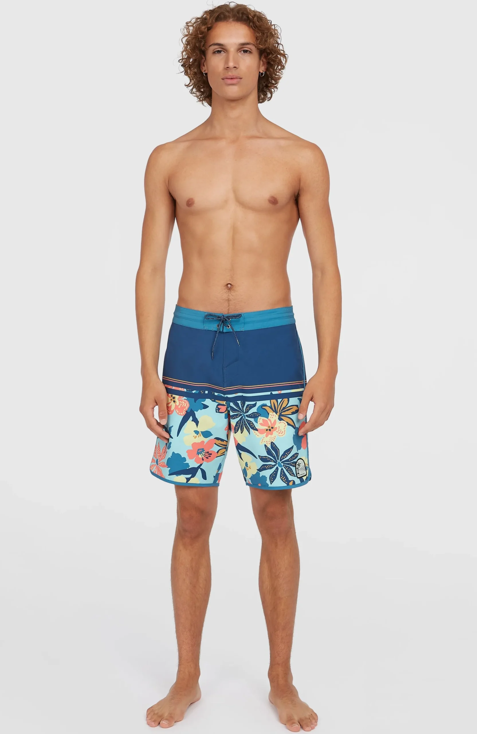 Homme O'Neill Boardshorts|Protection Anti-Uv-HommesBoardshort Cruzer Scallop 18| Bleu