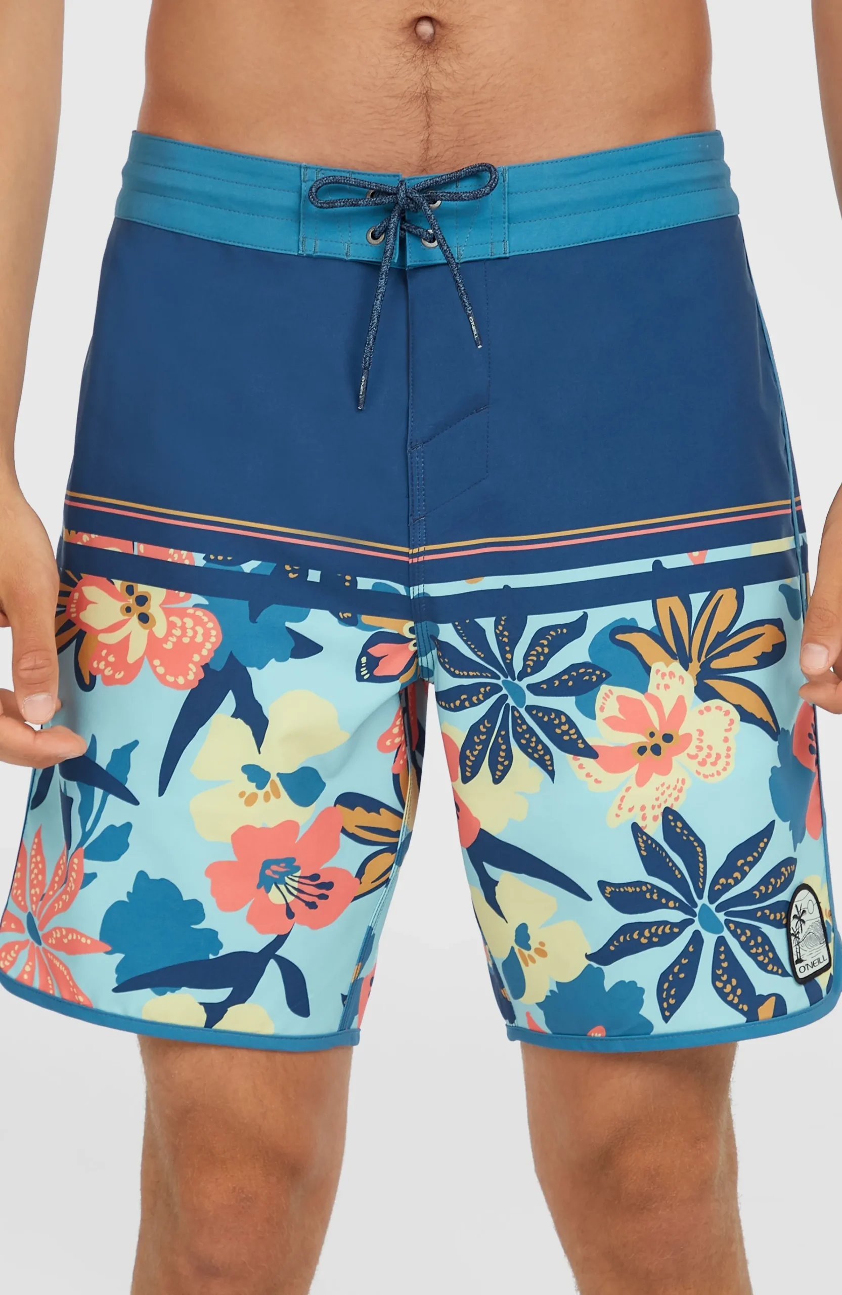 Homme O'Neill Boardshorts|Protection Anti-Uv-HommesBoardshort Cruzer Scallop 18| Bleu