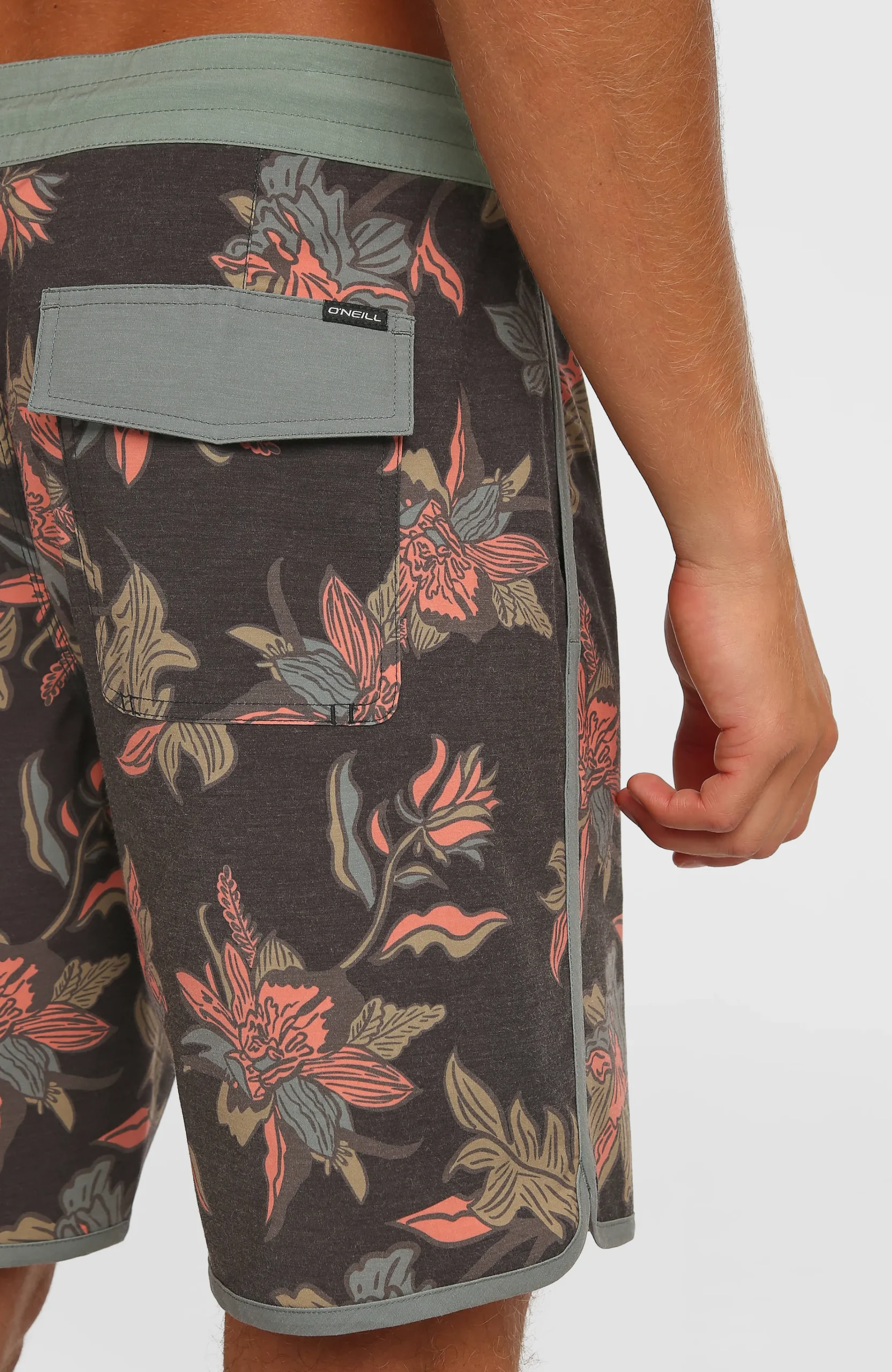 Homme O'Neill Boardshorts|Protection Anti-Uv-HommesBoardshort Cruzer Scallop 18| Noir Mix