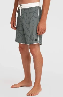 Homme O'Neill Boardshorts|Protection Anti-Uv-HommesBoardshort Hyperfreak Mysto Scallop 19| Vert Mix