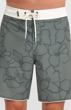Homme O'Neill Boardshorts|Protection Anti-Uv-HommesBoardshort Hyperfreak Mysto Scallop 19| Vert Mix