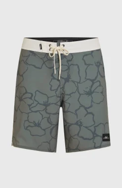 Homme O'Neill Boardshorts|Protection Anti-Uv-HommesBoardshort Hyperfreak Mysto Scallop 19| Vert Mix