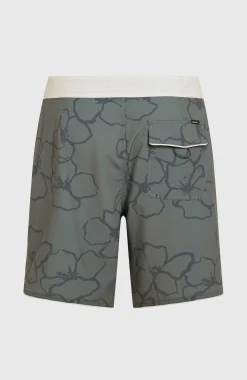 Homme O'Neill Boardshorts|Protection Anti-Uv-HommesBoardshort Hyperfreak Mysto Scallop 19| Vert Mix