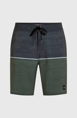 Homme O'Neill Boardshorts|Protection Anti-Uv-HommesBoardshort Hyperfreak Mysto Block 19| Vert Mix