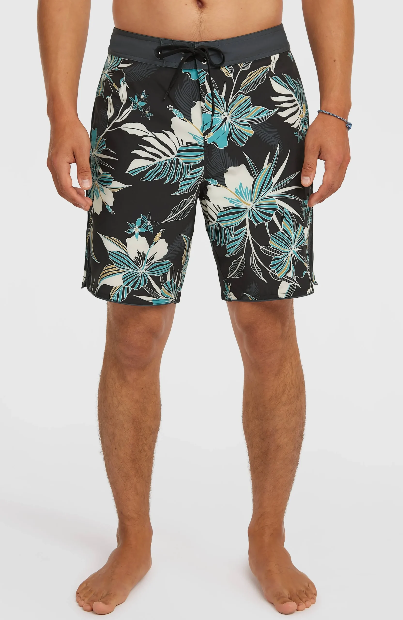 Homme O'Neill Boardshorts|Protection Anti-Uv-HommesBoardshort Hyperfreak Mysto Scallop 19| Noire