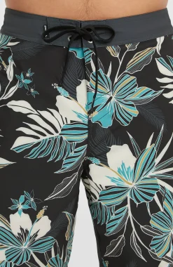 Homme O'Neill Boardshorts|Protection Anti-Uv-HommesBoardshort Hyperfreak Mysto Scallop 19| Noire