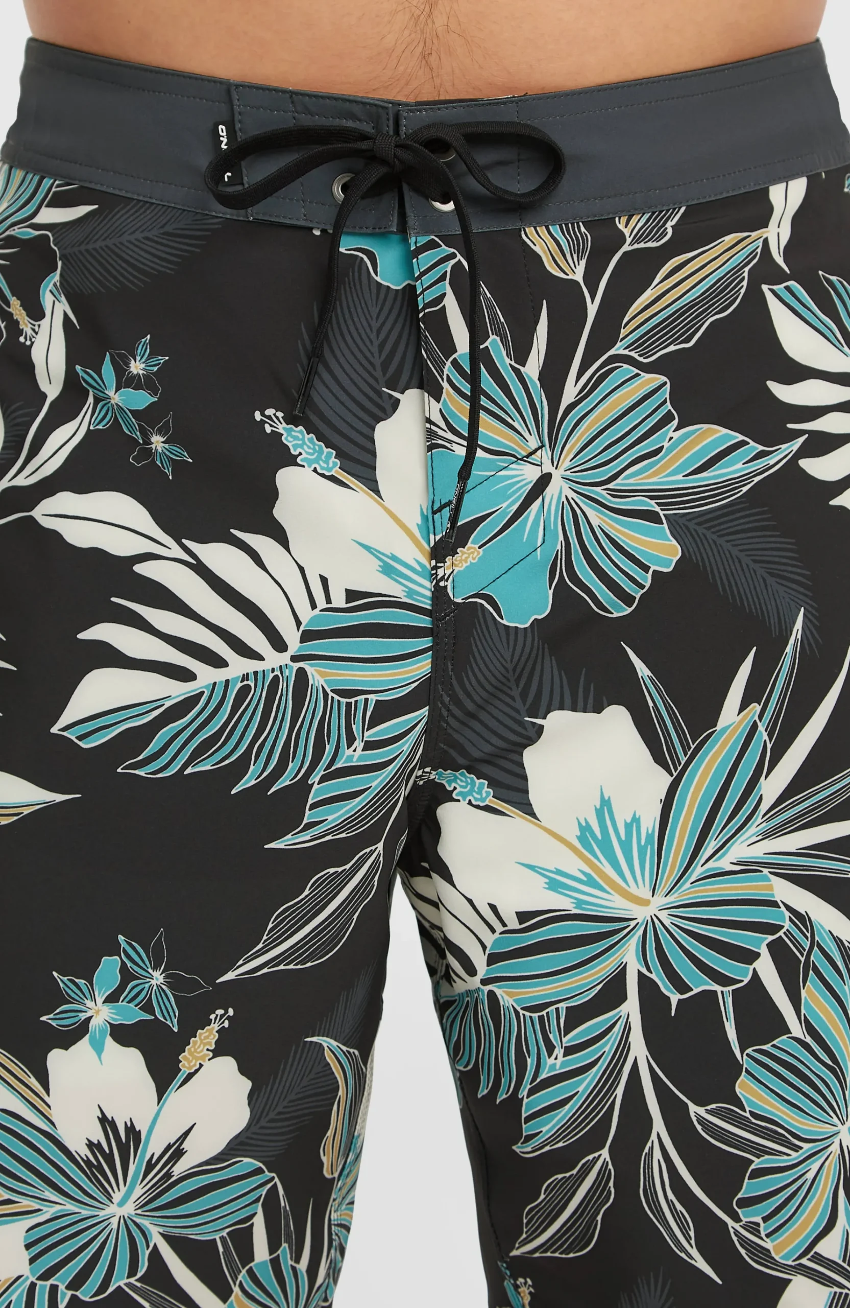 Homme O'Neill Boardshorts|Protection Anti-Uv-HommesBoardshort Hyperfreak Mysto Scallop 19| Noire