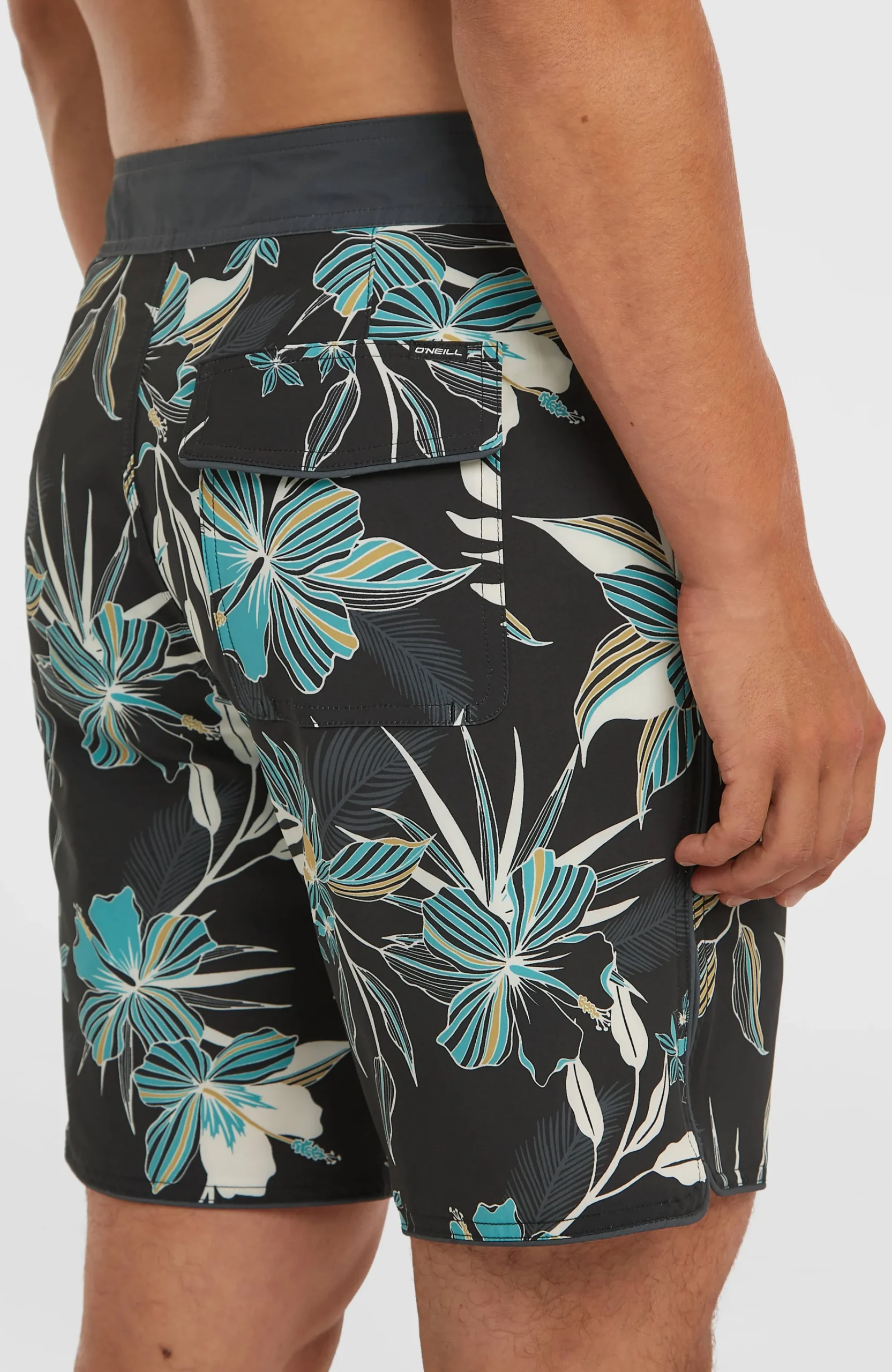 Homme O'Neill Boardshorts|Protection Anti-Uv-HommesBoardshort Hyperfreak Mysto Scallop 19| Noire