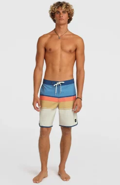 Homme O'Neill Boardshorts|Protection Anti-Uv-HommesBoardshort Lennox Scallop 19| Vert Mix