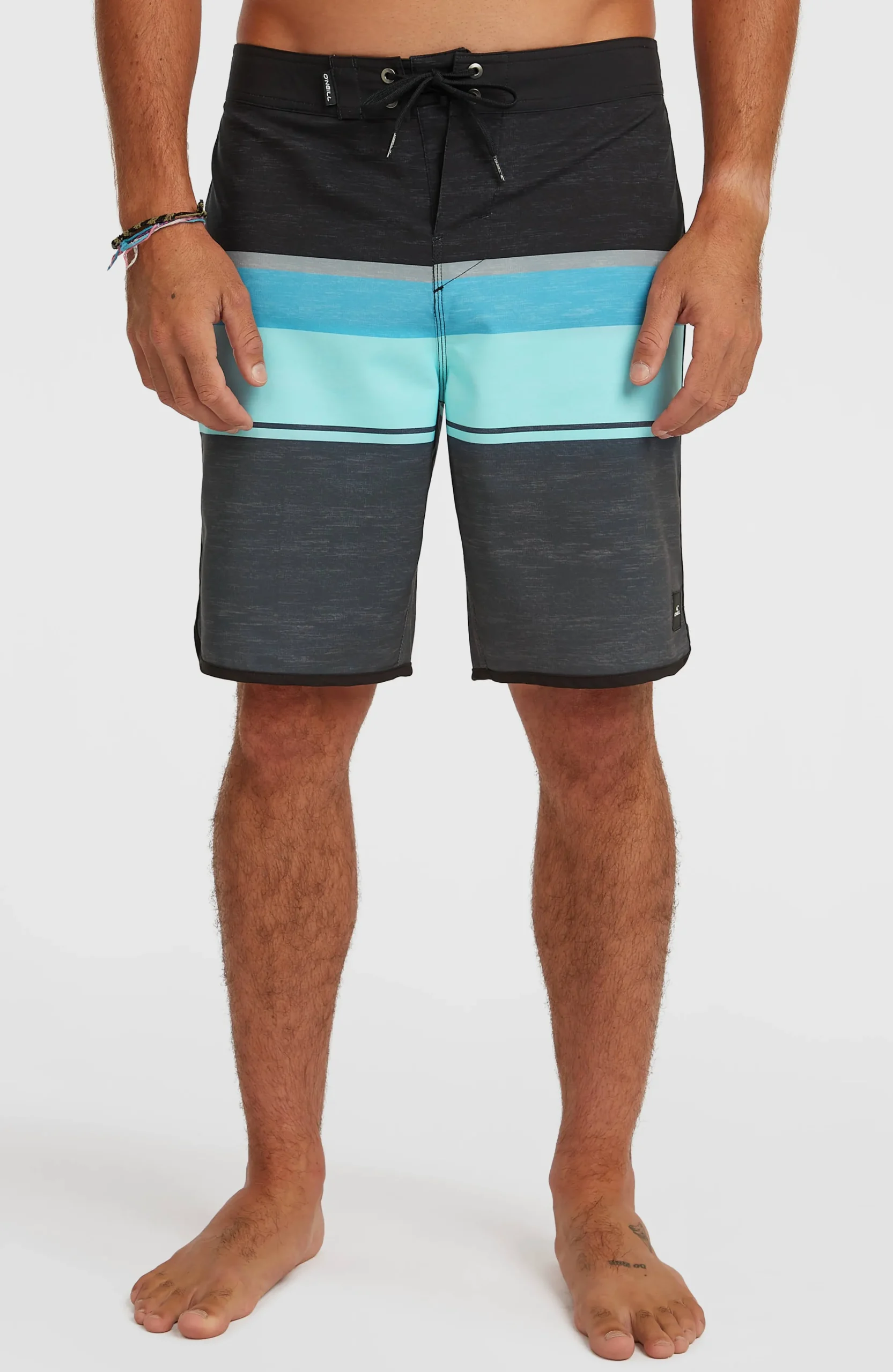 Homme O'Neill Boardshorts|Protection Anti-Uv-HommesBoardshort Lennox Scallop 19| Gris Mix