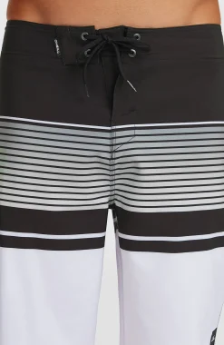 Homme O'Neill Boardshorts|Protection Anti-Uv-HommesBoardshort Lennox Stripe 21| Blanc Mix