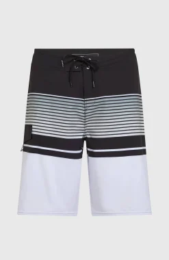 Homme O'Neill Boardshorts|Protection Anti-Uv-HommesBoardshort Lennox Stripe 21| Blanc Mix