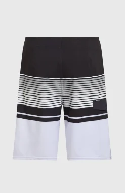 Homme O'Neill Boardshorts|Protection Anti-Uv-HommesBoardshort Lennox Stripe 21| Blanc Mix