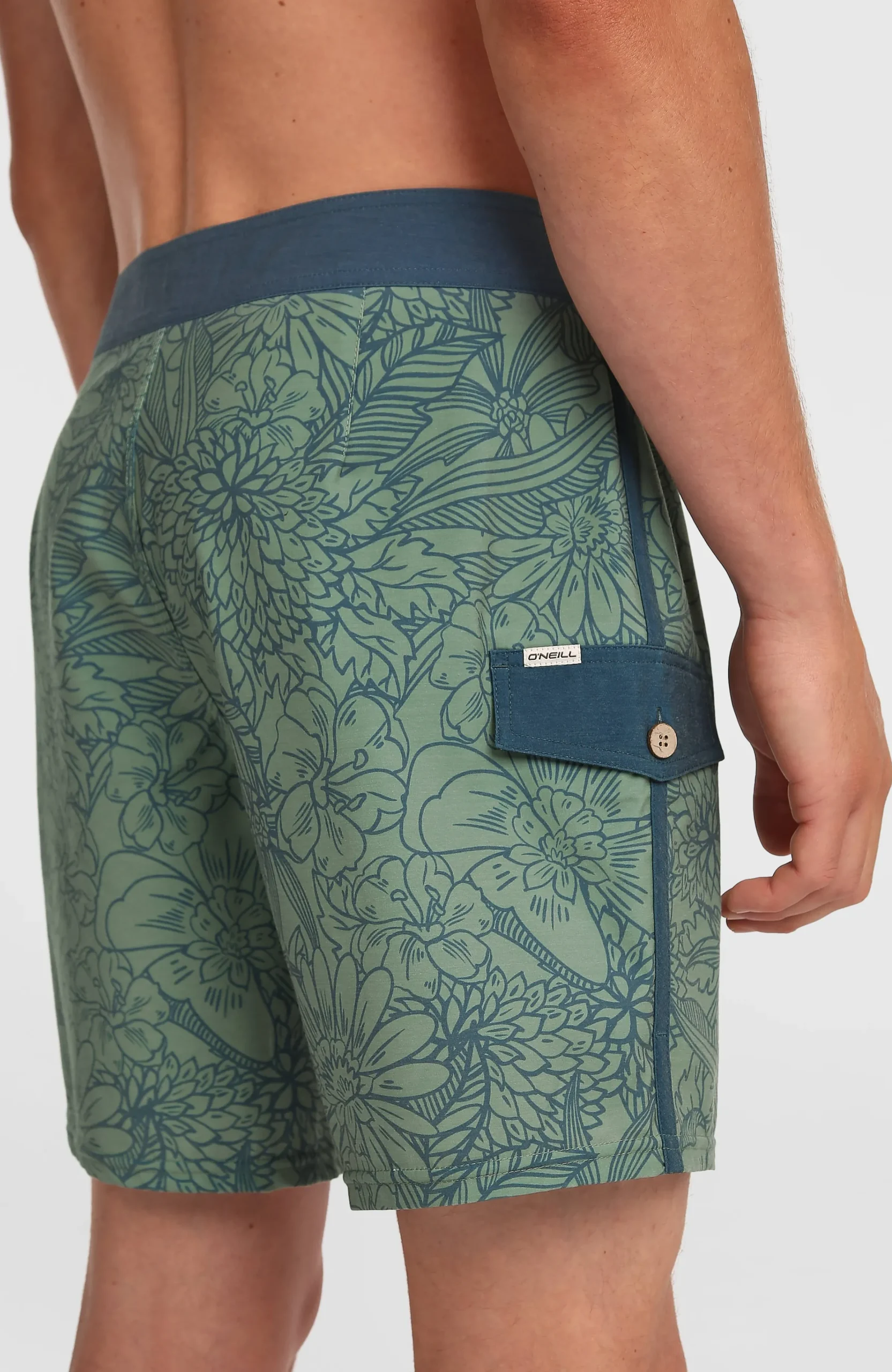 Homme O'Neill Boardshorts|Protection Anti-Uv-HommesBoardshort Lineup 18| Vert Mix