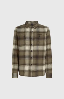 Homme O'Neill Tops & Chemises|Protection Anti-Uv-HommesChemise en flanelle Check| Brun