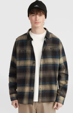 Homme O'Neill Tops & Chemises|Protection Anti-Uv-HommesChemise en flanelle Check| Noire