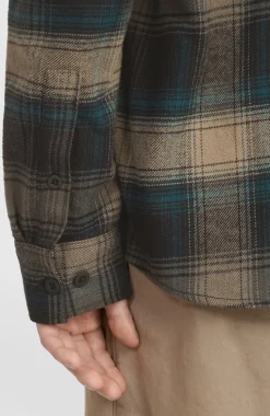 Homme O'Neill Tops & Chemises|Protection Anti-Uv-HommesChemise en flanelle Check| Noire