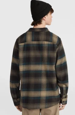Homme O'Neill Tops & Chemises|Protection Anti-Uv-HommesChemise en flanelle Check| Noire