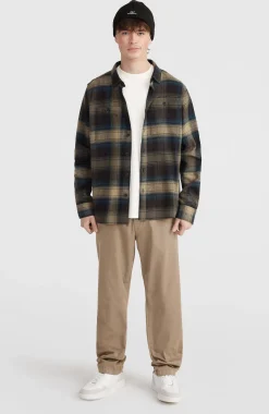 Homme O'Neill Tops & Chemises|Protection Anti-Uv-HommesChemise en flanelle Check| Noire