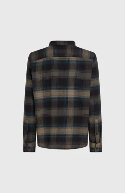 Homme O'Neill Tops & Chemises|Protection Anti-Uv-HommesChemise en flanelle Check| Noire