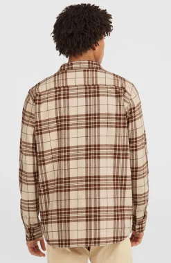 Homme O'Neill Tops & Chemises|Protection Anti-Uv-HommesChemise Must-Have en flanelle| Beige